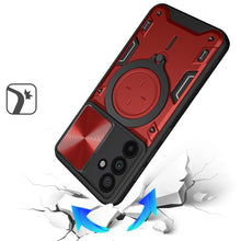 For Samsung S25 FE Case Magnetic Ring Camera Lens Protection + Tempered Glass