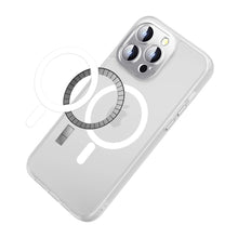 For iPhone 14 PRO MAX 6.7 in. Case Magnetic Circle Metal Glass Rear Lens Cover