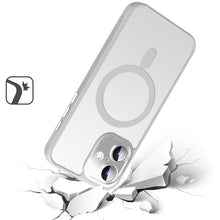 For iPhone 16 Plus 6.7in Case Magnetic Circle Metal Glass Lens + Tempered Glass