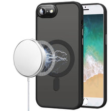 For iPhone 16e Case Magnetic Circle Metal w/ Glass Camera Lens + Tempered Glass