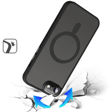 For iPhone 16e Case Magnetic Circle Metal w/ Glass Camera Lens + Tempered Glass