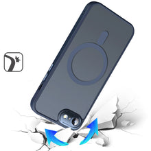 For iPhone 16e Case Magnetic Circle Metal w/ Glass Camera Lens + Tempered Glass