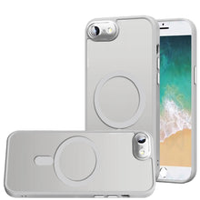 For iPhone 16e Case Magnetic Circle Metal w/ Glass Camera Lens + Tempered Glass