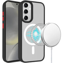 For Samsung Galaxy S24 Ultra Case Magnetic Charging Color Buttons Rugged Cover
