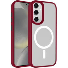 For Samsung Galaxy S24+ Plus Case Magnetic Charging Color Buttons Rugged Cover