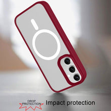 For Samsung Galaxy S24+ Plus Case Magnetic Charging Color Buttons Rugged Cover