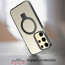 For Samsung Galaxy S24 Case Magnetic Charging Translucent Grip Hybrid Cover