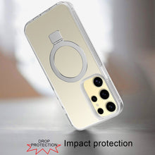 For Samsung Galaxy S24 Case Magnetic Charging Translucent Grip Hybrid Cover