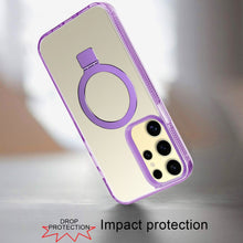 For Samsung Galaxy S24 Case Magnetic Charging Translucent Grip Hybrid Cover