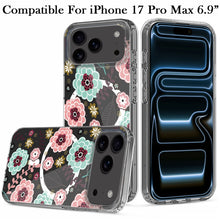 For iPhone 17 Pro Max Case Magnetic Ring Unique Design Hybrid + Tempered Glass