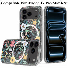 For iPhone 17 Pro Max Case Magnetic Ring Unique Design Hybrid + Tempered Glass