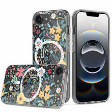 For iPhone 16e Case Magnetic Circle Unique Design Phone Cover + Tempered Glass