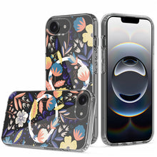 For iPhone 16e Case Magnetic Circle Unique Design Phone Cover + Tempered Glass