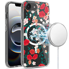 For iPhone 16e Case Magnetic Circle Unique Design Phone Cover + Tempered Glass