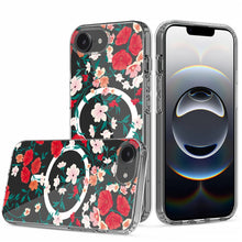 For iPhone 16e Case Magnetic Circle Unique Design Phone Cover + Tempered Glass