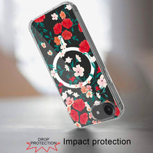 For iPhone 16e Case Magnetic Circle Unique Design Phone Cover + Tempered Glass