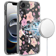 For iPhone 16e Case Magnetic Circle Unique Design Phone Cover + Tempered Glass