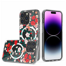 For iPhone 15 Case Magnetic Circle Unique Design Hybrid Cover + 2 Tempered Glass