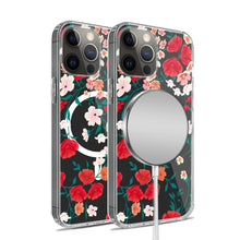 For iPhone 15 Case Magnetic Circle Unique Design Hybrid Cover + 2 Tempered Glass