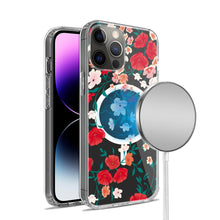 For iPhone 15 Case Magnetic Circle Unique Design Hybrid Cover + 2 Tempered Glass