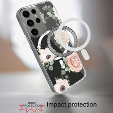 For Samsung Galaxy S24 Case Magnetic Circle Unique Design on Hybrid Phone Cover