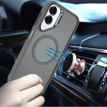 For Samsung S25 Edge Case Magnetic Circle Camera Lens Stand + Tempered Glass