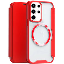 For Samsung Galaxy S24+ Plus Case Bank Card Flap Magnetic Charging Hybrid Cover