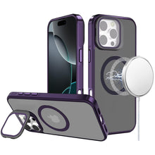 For iPhone 16 PRO MAX Case Aluminum Lens Cover Magnetic Circle + Tempered Glass