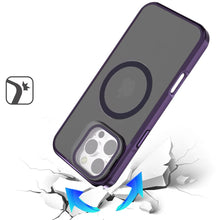 For iPhone 16 PRO MAX Case Aluminum Lens Cover Magnetic Circle + Tempered Glass