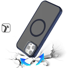 For iPhone 12 Pro Max Case Aluminum Lens Cover Magnetic Circle + Tempered Glass