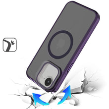 For iPhone 16e Case Aluminum Frame Magnetic Circle Lens Cover + Tempered Glass