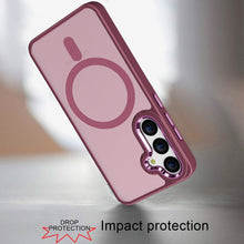 For Samsung Galaxy S24 FE Case Magnetic Ring Hybrid Phone Cover w/ Metal Buttons