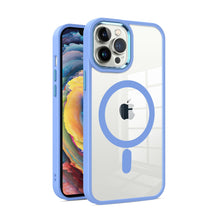 For iPhone 14 Case Magnetic Ring Hybrid Phone Cover with Metal Buttons