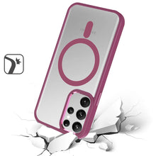 For Samsung Galaxy S24+ Plus Case Magnetic Charging Hybrid with Metal Buttons