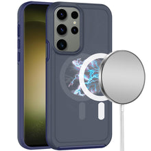 For Samsung S23 Case Magnetic Circle Dual Layer Shock absorbent Phone Cover
