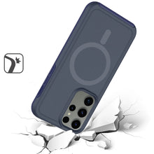 For Samsung S23 Case Magnetic Circle Dual Layer Shock absorbent Phone Cover