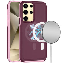 For Samsung Galaxy S24+ Plus Case Shock-absorbent Magnetic Charging Hybrid Cover