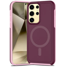 For Samsung Galaxy S24 Ultra Case Shock-absorbent Magnetic Charging Hybrid Cover
