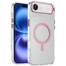 For iPhone Air Case Metallic Camera Stand with Magnetic Circle + Tempered Glass