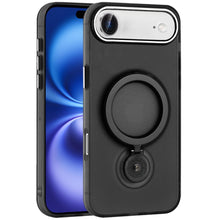 For iPhone Air Case Translucent Magnetic Circle with 360 Stand + Tempered Glass