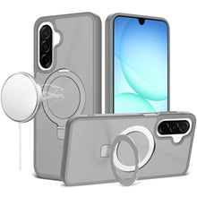 For Samsung A17 5G Case Metal Circle Ring Stand Rugged Cover + Tempered Glass