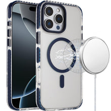 For iPhone 16 PRO MAX Case Color Matching Trim Magnetic Circle + Tempered Glass