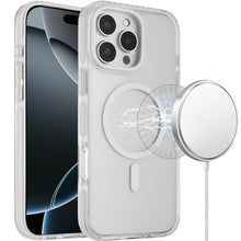 For iPhone 16 PRO MAX Case Color Matching Trim Magnetic Circle + Tempered Glass