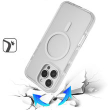 For iPhone 16 PRO MAX Case Color Matching Trim Magnetic Circle + Tempered Glass