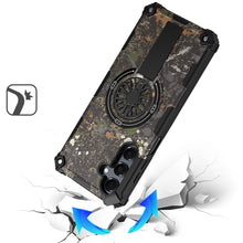 For Samsung A16 5G Case Design Shockproof Magnetic Circle Stand + Tempered Glass