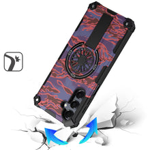 For Samsung A16 5G Case Design Shockproof Magnetic Circle Stand + Tempered Glass