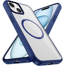 For iPhone 15 Case Premium Magnetic Circle Shockproof Cover + 2 Tempered Glass