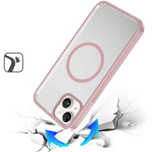For iPhone 15 Case Premium Magnetic Circle Shockproof Cover + 2 Tempered Glass