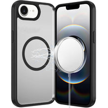 For iPhone 16e Case Premium Magnetic Circle Shockproof Cover + Tempered Glass