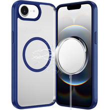 For iPhone 16e Case Premium Magnetic Circle Shockproof Cover + Tempered Glass